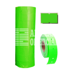 ETIQUETAS EN ROLLO C/10 FLUORESCENTES VERDE